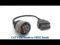 Серый CAT 9 Кабель с шпоном на OBD 2 OBD2 16 для Caterpillar