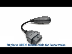 OBD2 OBDII 16 Pin J1962 Женщина для Iveco 30 Pin соединительный кабель
