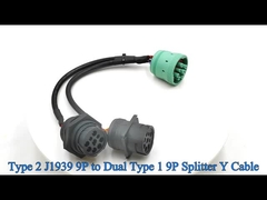 Кабель разделительный типа 2 J1939 к квадратному и натянутому кабелю типа 1 J1939