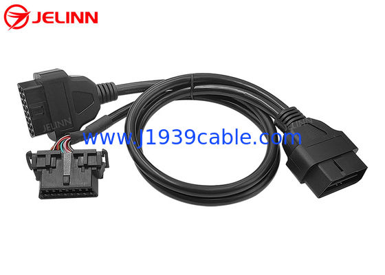 OBD2 OBDII Male to Hyundai and Kia OBD2 Female and OBD2 Female Splitter Y Cable