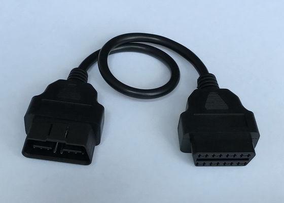 Мужчина 24V Pin J1962 OBD2 OBDII 16 к женскому расширению вокруг кабеля