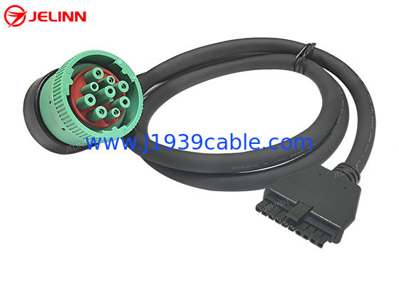 PT30 ELD устройство кабель 9 Pin J1939 кабель для электронного устройства лесозаготовки тяжеловесные грузовики в Северной Америке