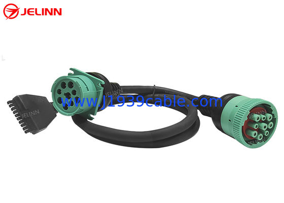 PT30 ELD 9 Pin J1939 Splitter Y Cable для PT 30 электронного устройства лесозаготовки тяжелых грузовиков в Северной Америке