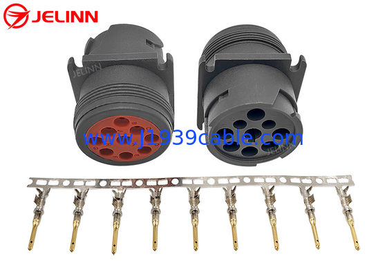 Соединитель мужской штепсельной вилки Pin J1939 Deutsch 9 типа 1 с 9 PCS из штырей