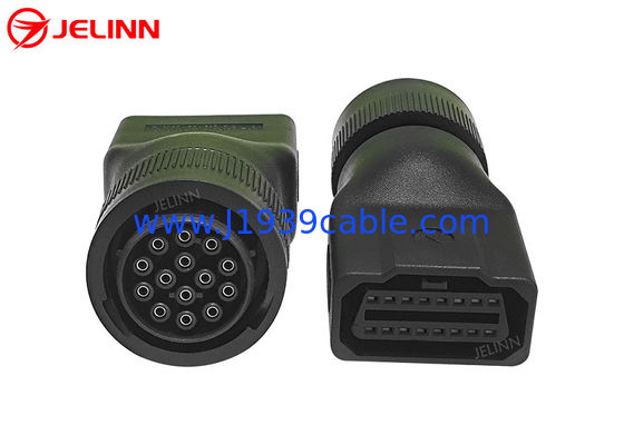 CAT 14 Пиновый к OBD 2 OBD2 16 Пиновый 16-пиновый женский адаптер для Caterpillar