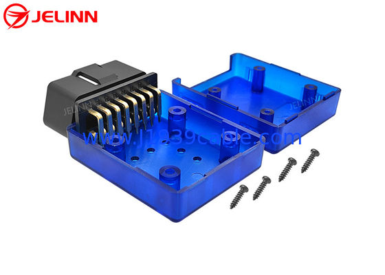 OBD 2 корпус 90 градусов правоугольный шпильки OBD2 соединитель с корпусом
